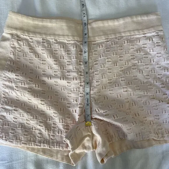 J. Crew Eyelet Trim Shorts‎ in Peach Women's 8 - Picture 5 of 6